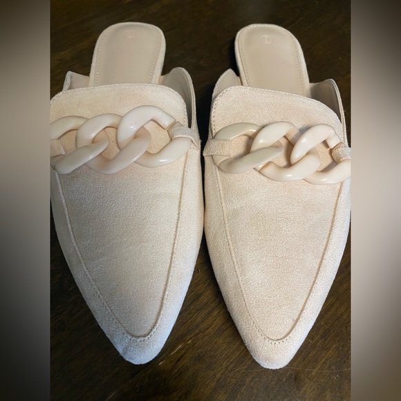 Women’s flat, backless mules - Picture 2 of 4